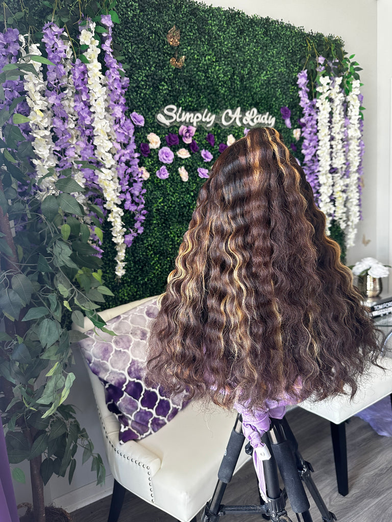 The "Give Me Waves- Highlights" Wig