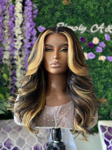 The “Amber Autumn" Wig