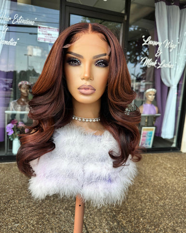 The “Amber Autumn" Wig