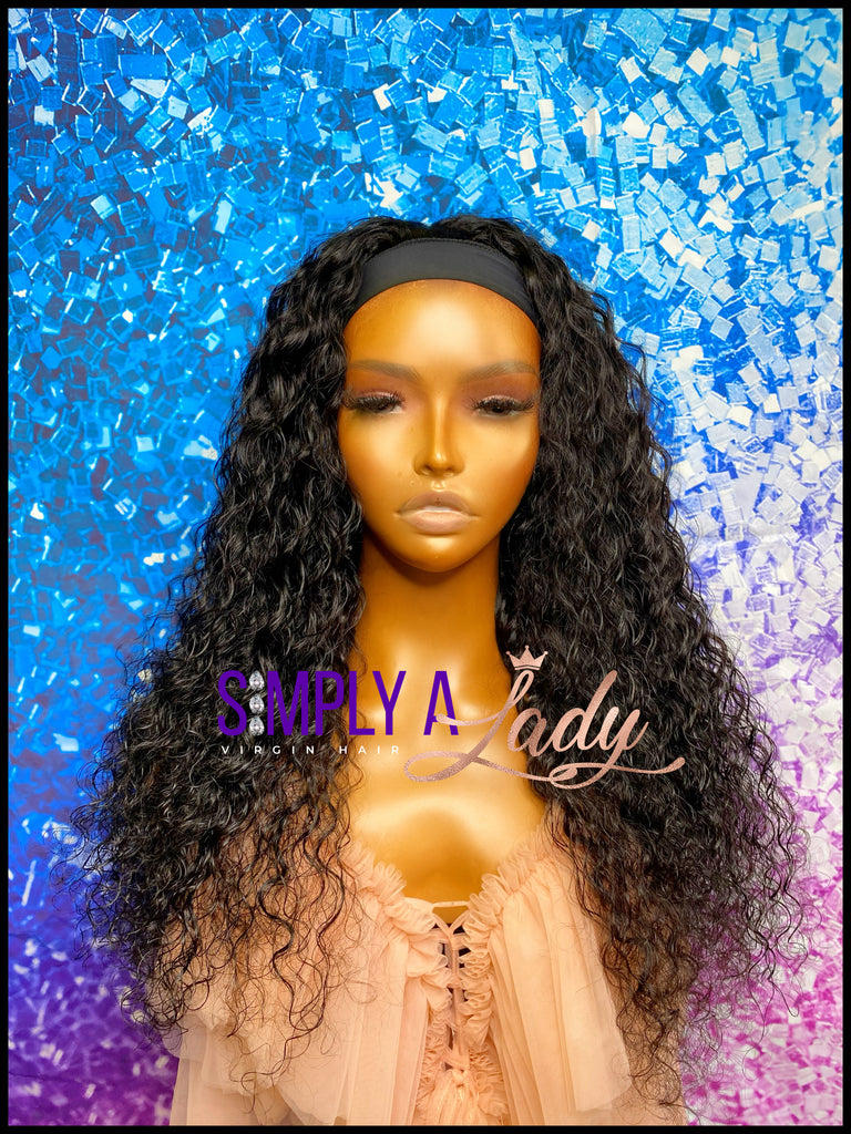 Deep Wave Headband Wig