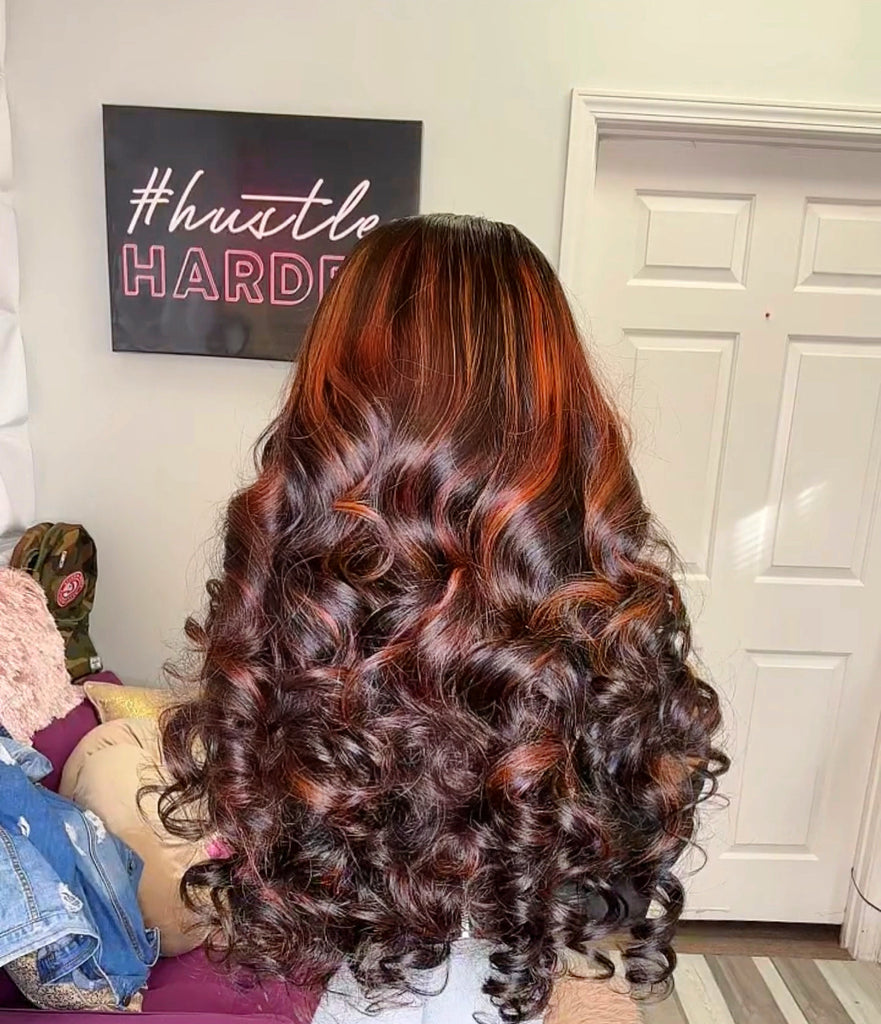 The “Amber Autumn" Wig