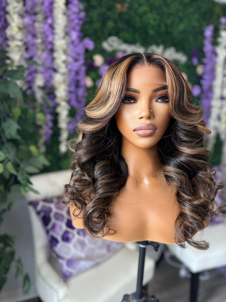 The "Ash Mocha Luxe" Wig