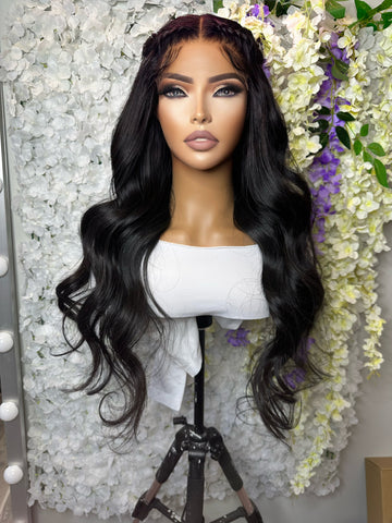 The "Burgundy Bliss" Wig