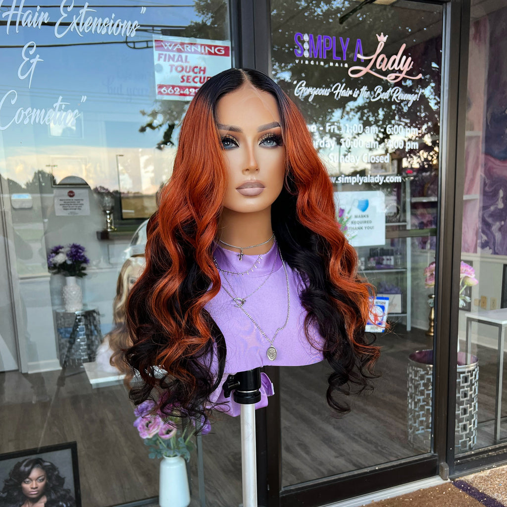 The "Ginger Goddess” Wig (Pre-order/ Available in 5-7 business days)