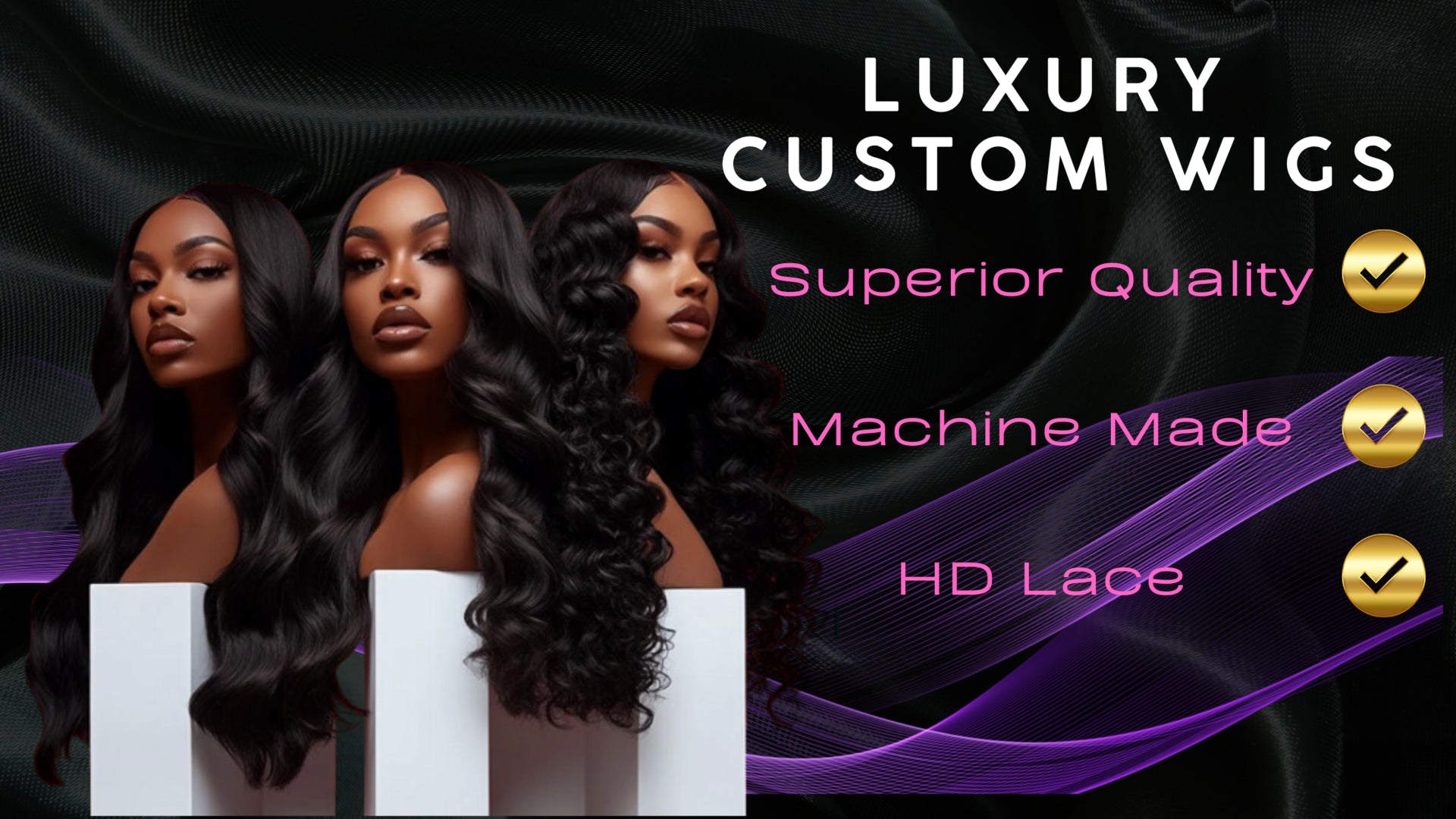 New Custom Wigs Banner